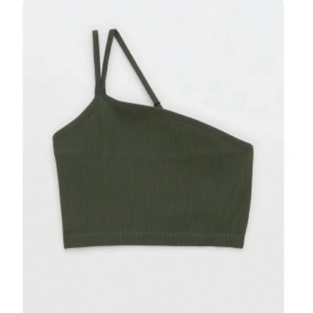 Aerie one shoulder sports bra 💚